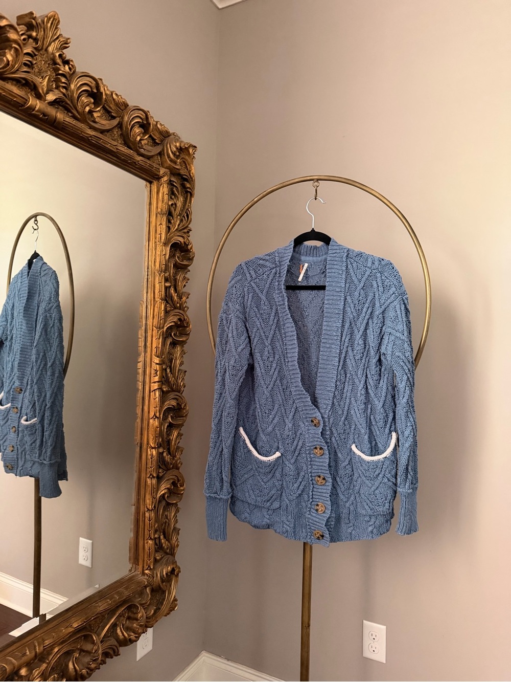 Free People Montana Cable Cardigan